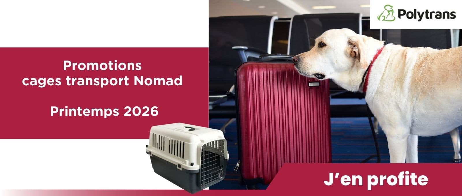 Promotions Printemps 2026 sur les cages de transport Nomad !