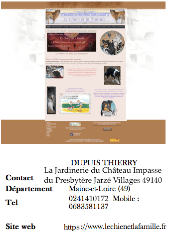 Thierry DUPUIS Comportementaliste Chien et Famille *