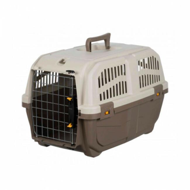 Caisse de transport Normes IATA Skudo en plastique pour chien et chat