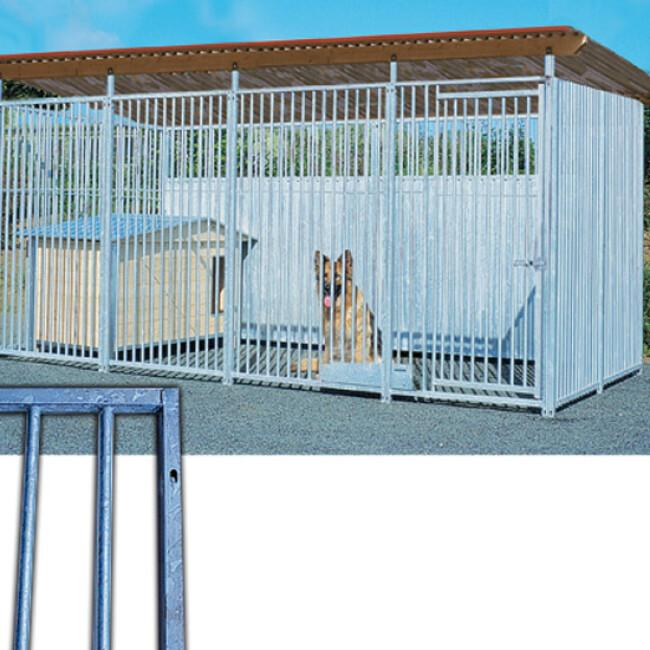 Construire un chenil en panneaux acier pour chien pas cher