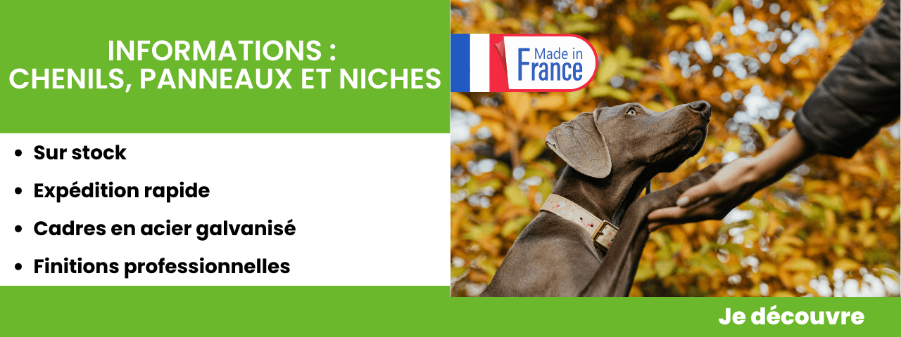 Bannière : Chenils, Panneaux et Niches