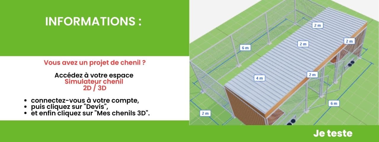 Vous avez un projet de chenil ?