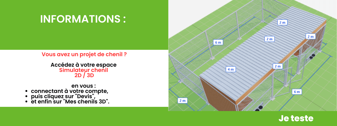 Vous avez un projet de chenil ?