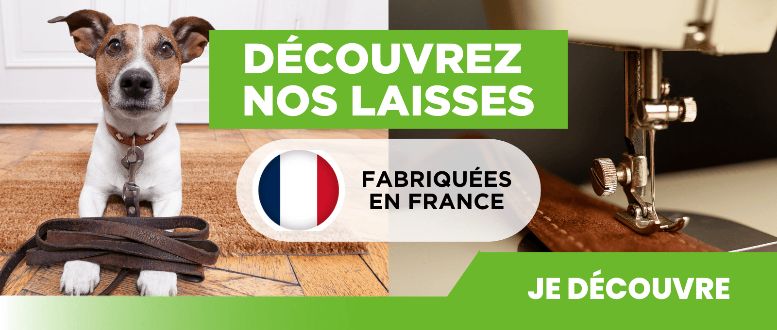 Bannière laisse made in France