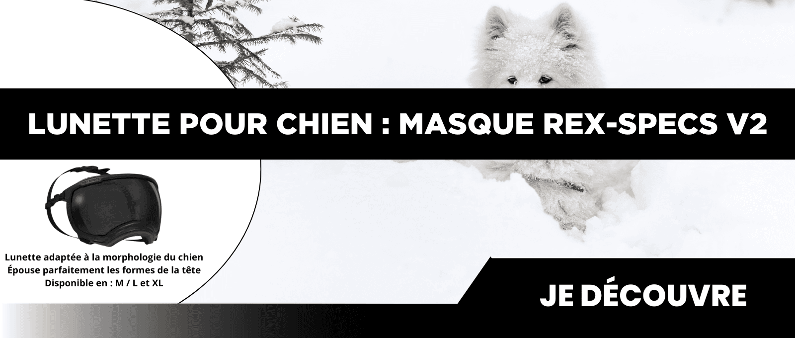 Lunette pour chien : masque Rex-Specs V2