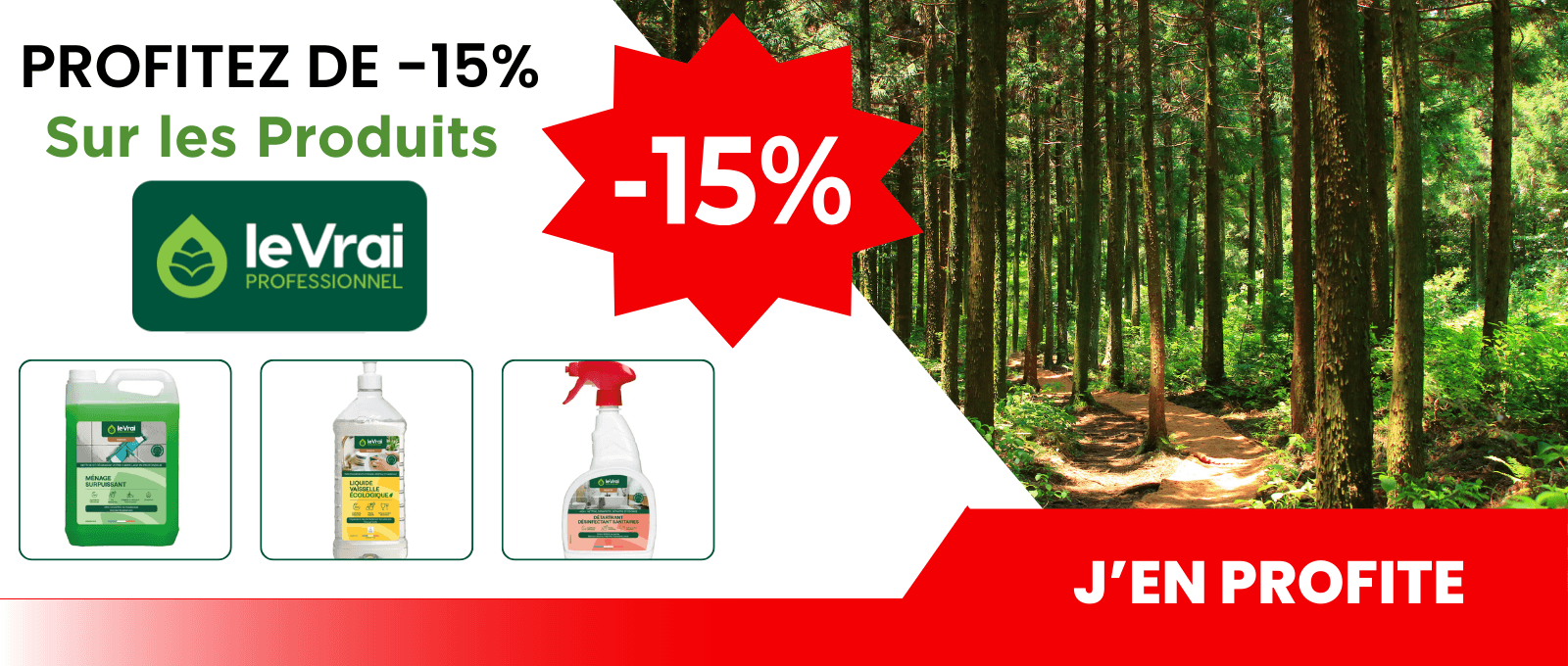 Produits Le Vrai Professionnel : 15%