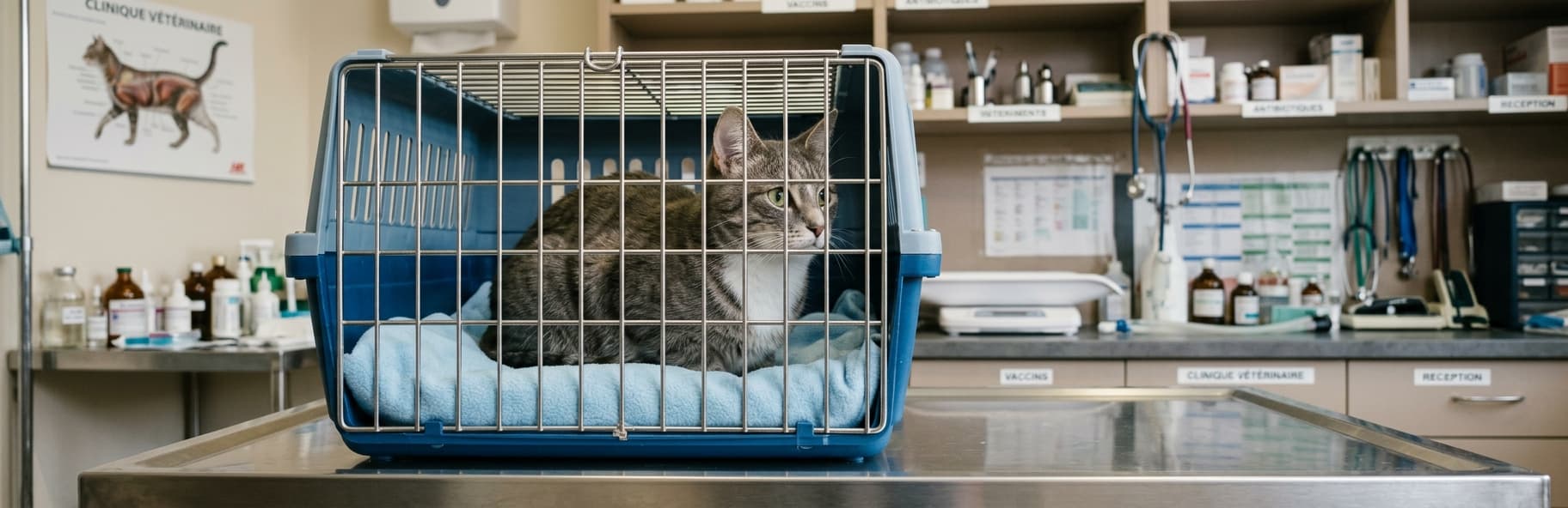 Comment transporter un chat sereinement chez le vétérinaire ?
