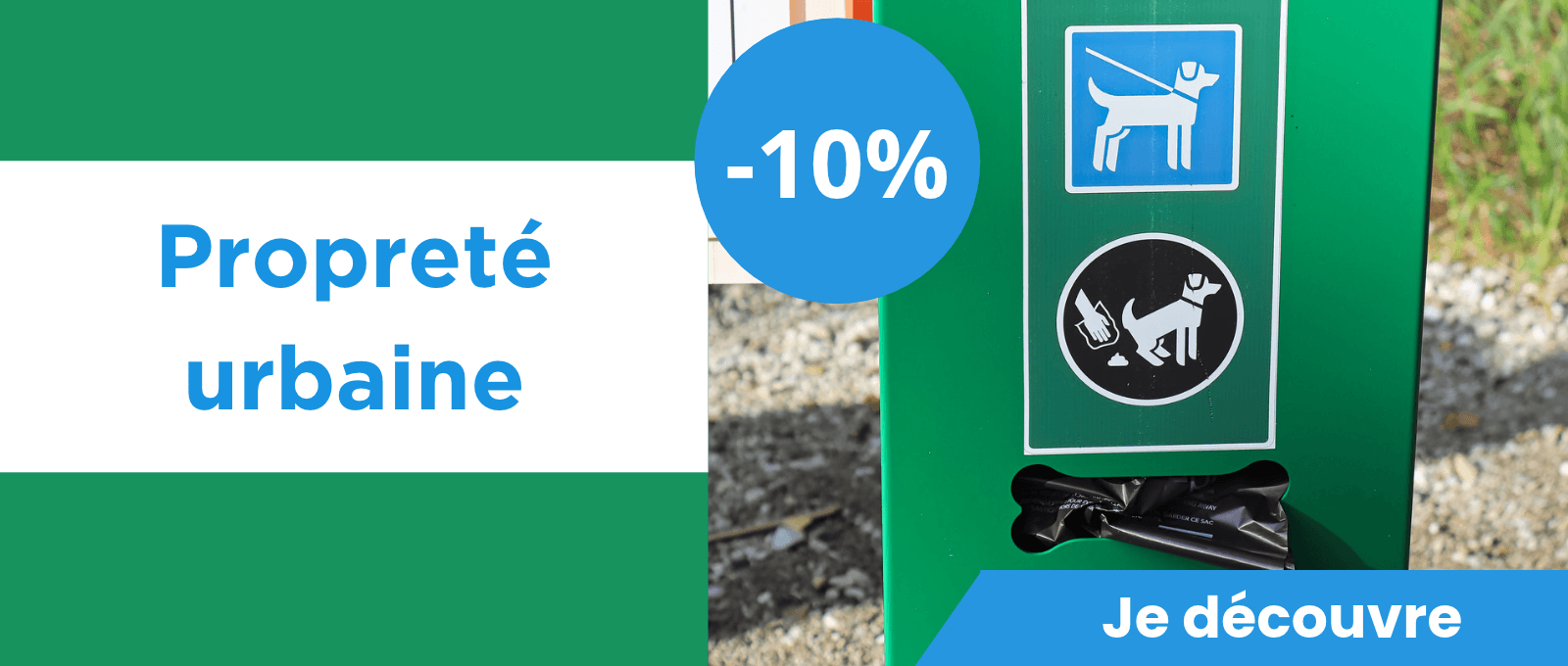 Propreté urbaine : -10% sur une sélection de produits
