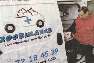 ZOOBULANCE taxi ambulancier animalier*