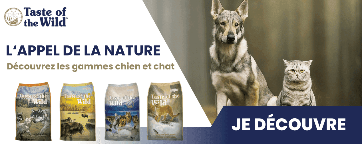 Taste of the wild : nourriture chien & chat
