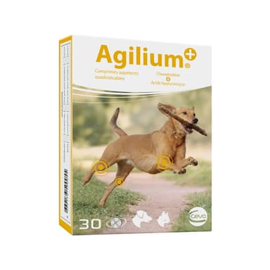 Agilium + pour articulations chien et chat - complément alimentaire Ceva