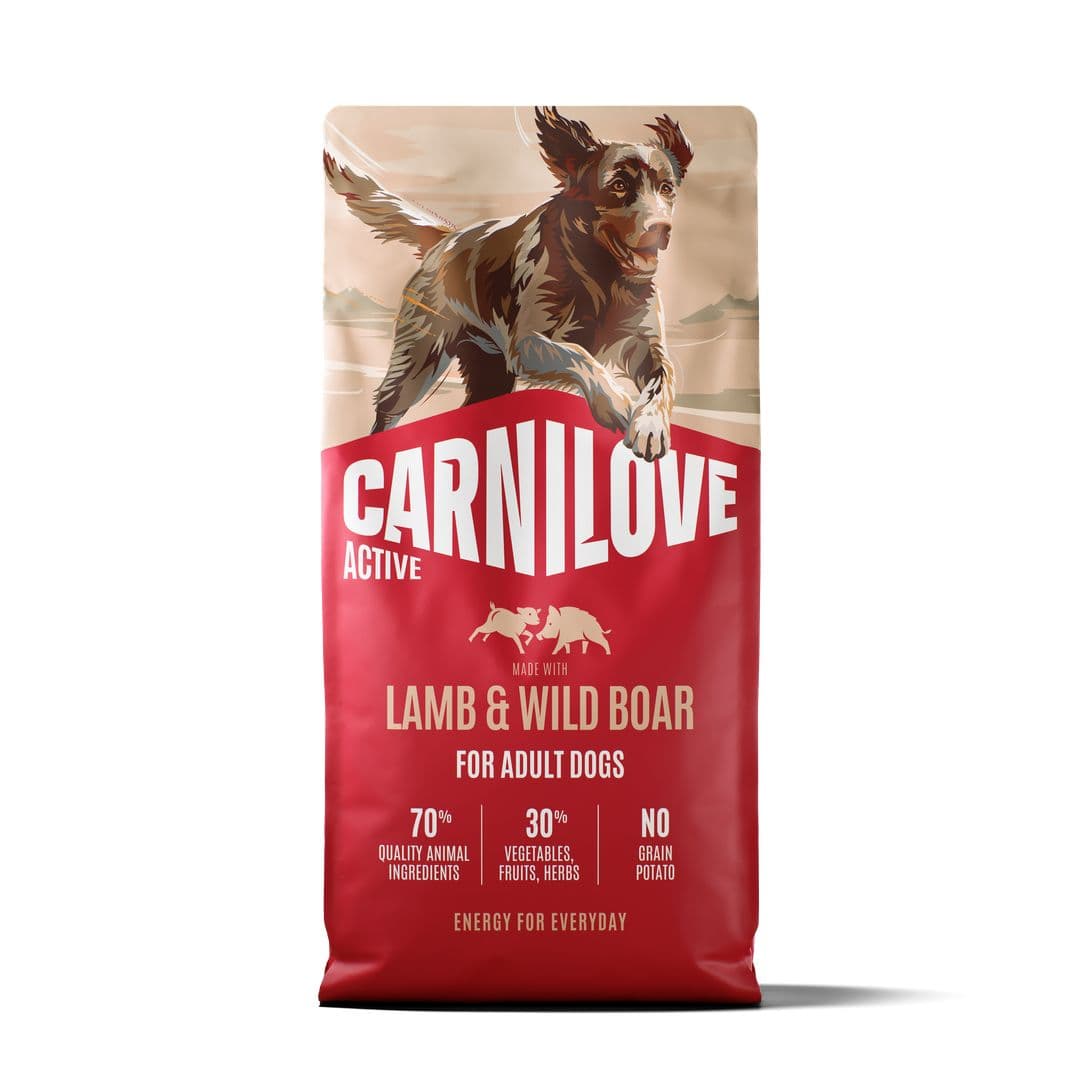 Croquettes Carnilove Active chien adulte à l'agneau et au sanglier sauvage