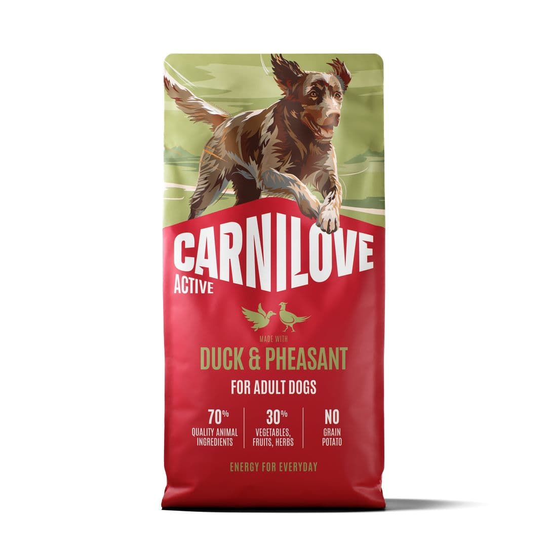 Croquettes Carnilove Active chien adulte au canard et au faisan