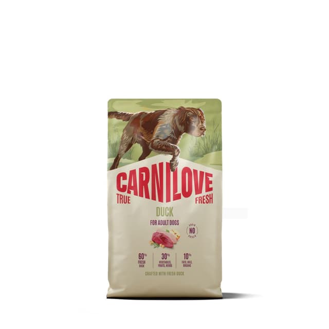 Croquettes Carnilove True Fresh au canard pour chien adulte