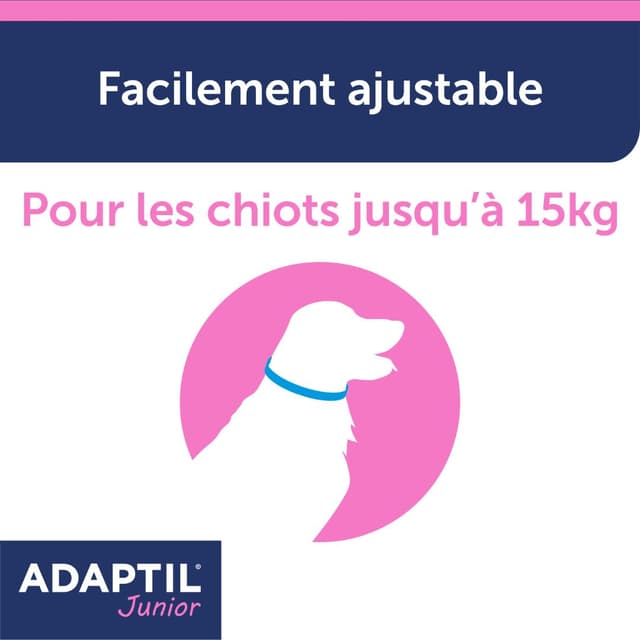 Collier anti-stress Adaptil Junior pour chiot