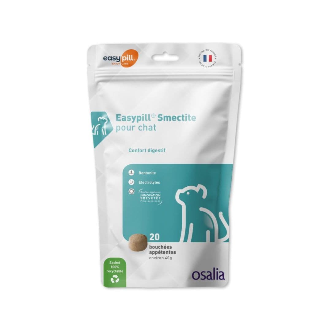 Complément alimentaire pour chat Easypill Smectite anti-diarrhée