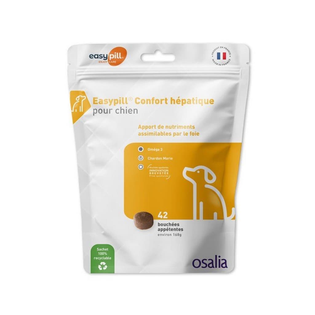 Complément alimentaire pour chien Easypill Confort Hépatique