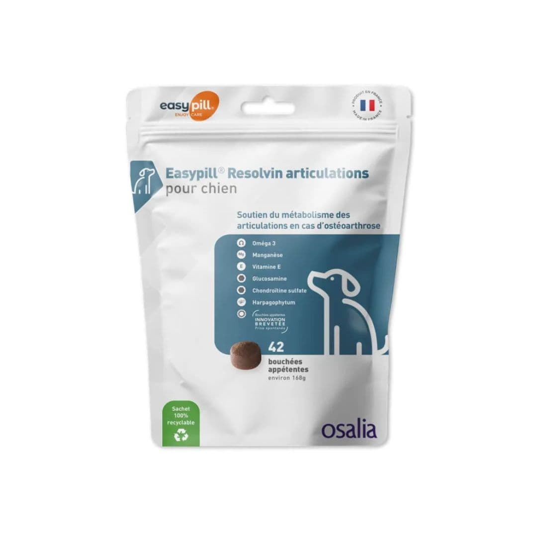 Complément alimentaire pour chien Easypill Resolvin articulations