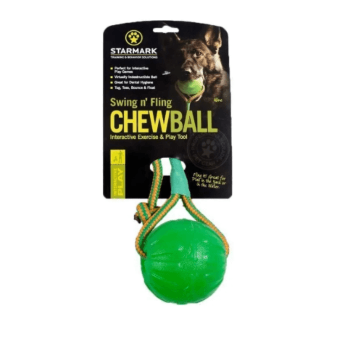 Corde à tirer Everlasting Swing n Fling Chew ball Starmark