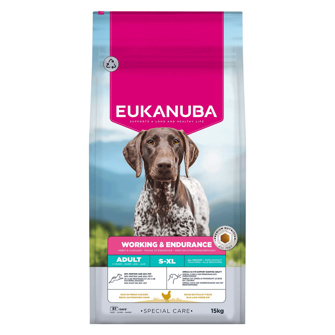 Eukanuba Special Care Working & Endurance chien actif ou sportif