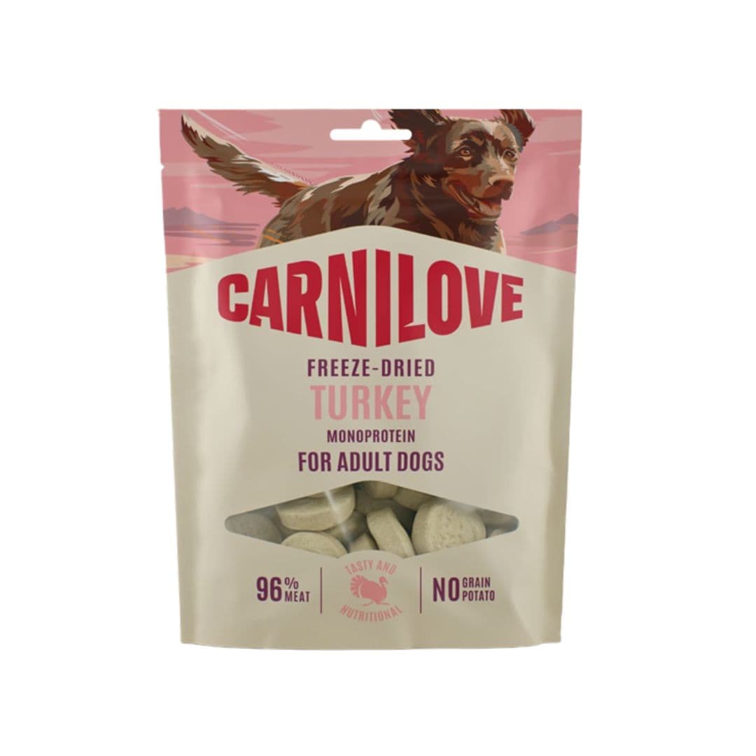 Friandise lyophilisée Carnilove Freeze Dried pour chien