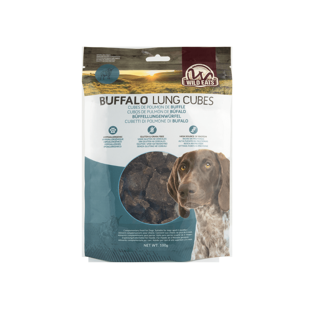 Friandise naturelle Wild Eats - Poumon de buffle en cubes