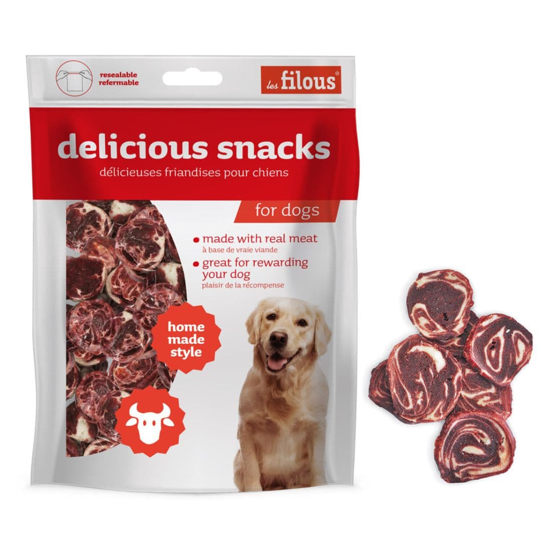 Friandises en tranches séchées pour chien