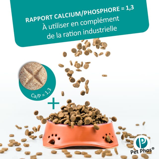 Pet Phos CA/P=1,3 croissance chiot et chienne