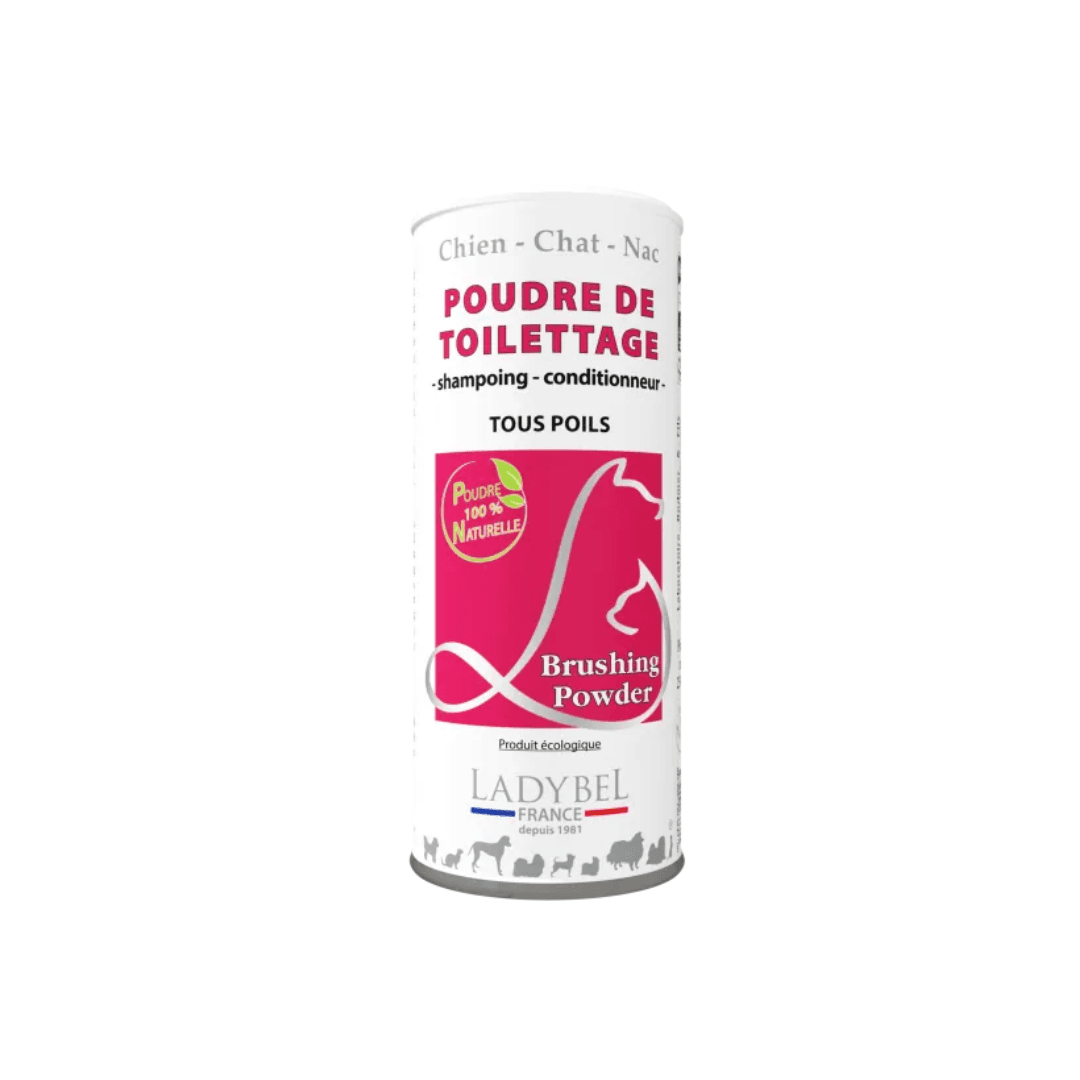 Poudre de toilettage pour chien et chat Brushing Powder Ladybel