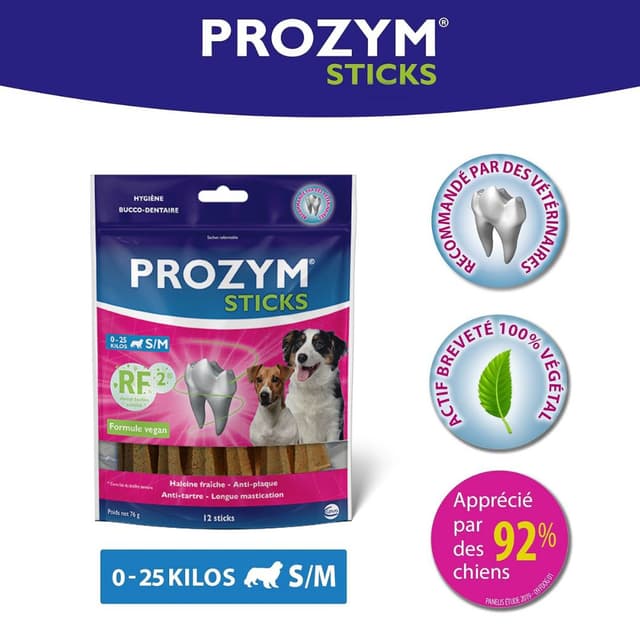 Prozym RF2 Stick dentaire pour chien