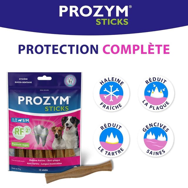 Prozym RF2 Stick dentaire pour chien