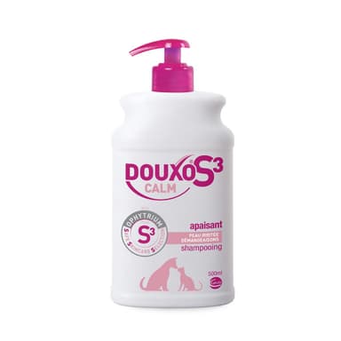 Shampoing anti-démangeaisons pour chien et chat Douxo Calm S3