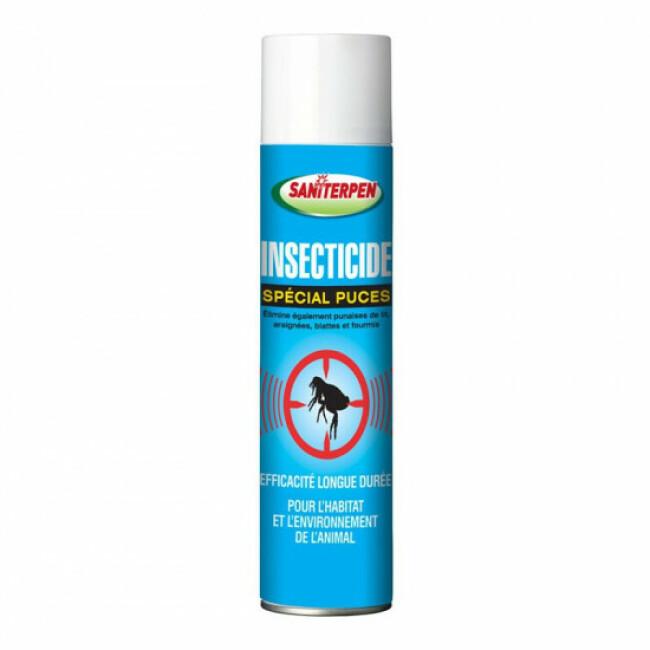 Aérosol insecticide spécial puces Saniterpen 400 ml
