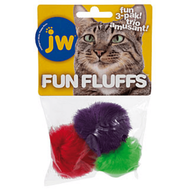 Balles Fun Fluffs JW pour chat