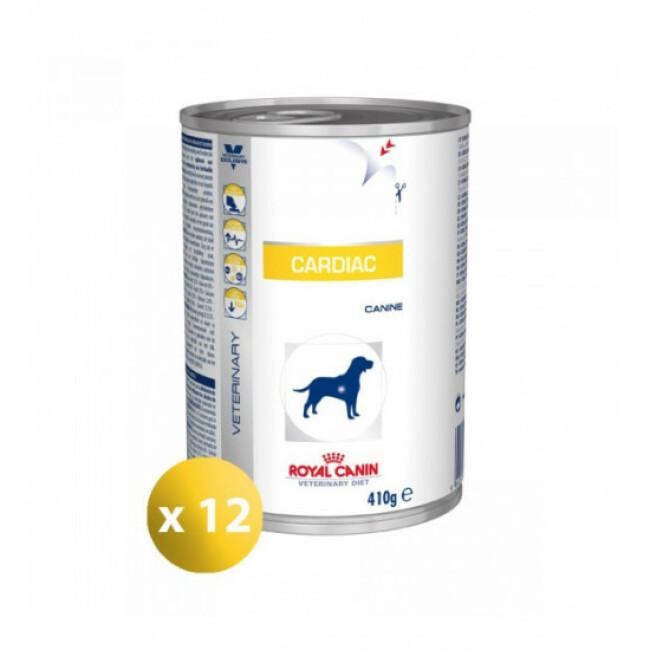 Boîtes Royal Canin Veterinary Diet Cardiac pour chiens 12 boîtes 410 g