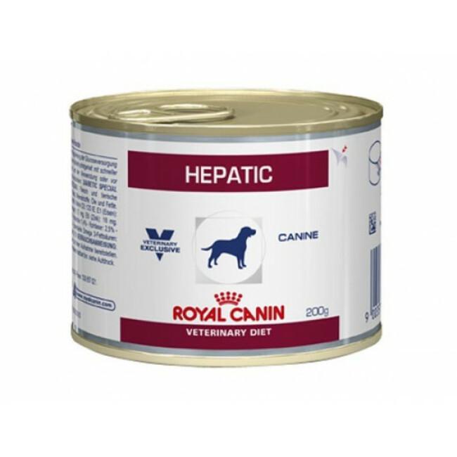Boîtes Royal Canin Veterinary Diet Hepatic pour chiens 12 boîtes 200 g
