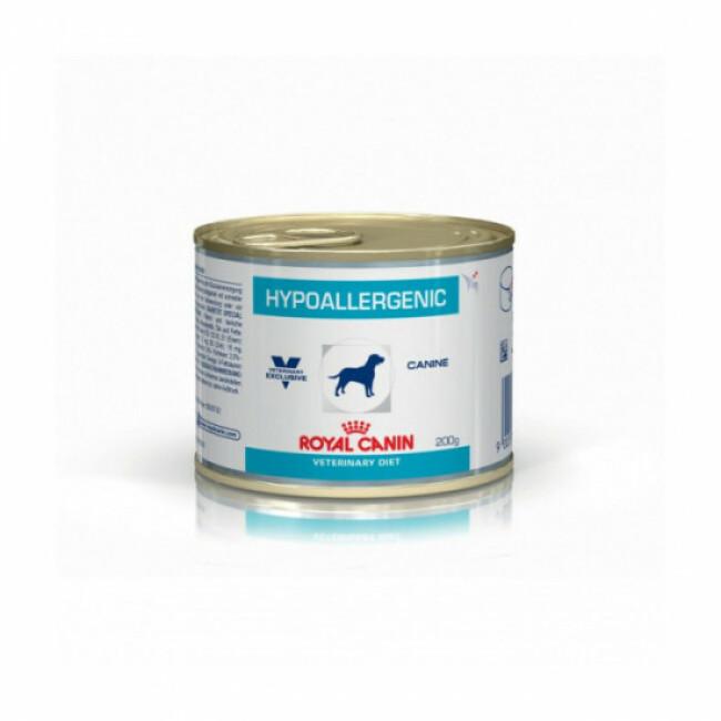 Boîtes Royal Canin Veterinary Diet Hypoallergenic pour chiens 12 boîtes 200 g