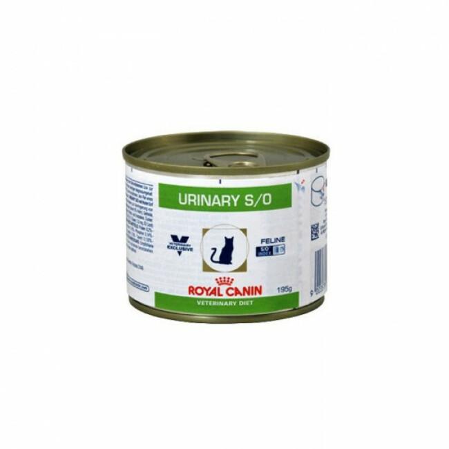 Boîtes Royal Canin Veterinary Diet Urinary S/O pour chats Poulet 12 boîtes 195 g