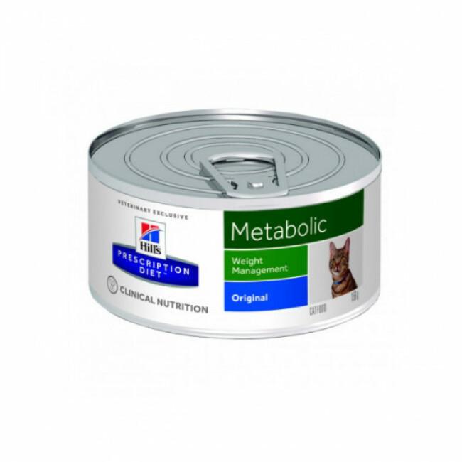 Boîte pour chat Hill's Prescription Diet Metabolic 24 boîtes de 156 g