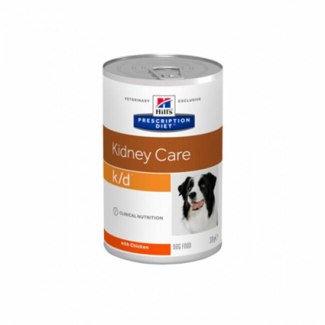 Boîtes de 370 g Hill's Prescription Diet Canine K/D Kidney Care lot de 12