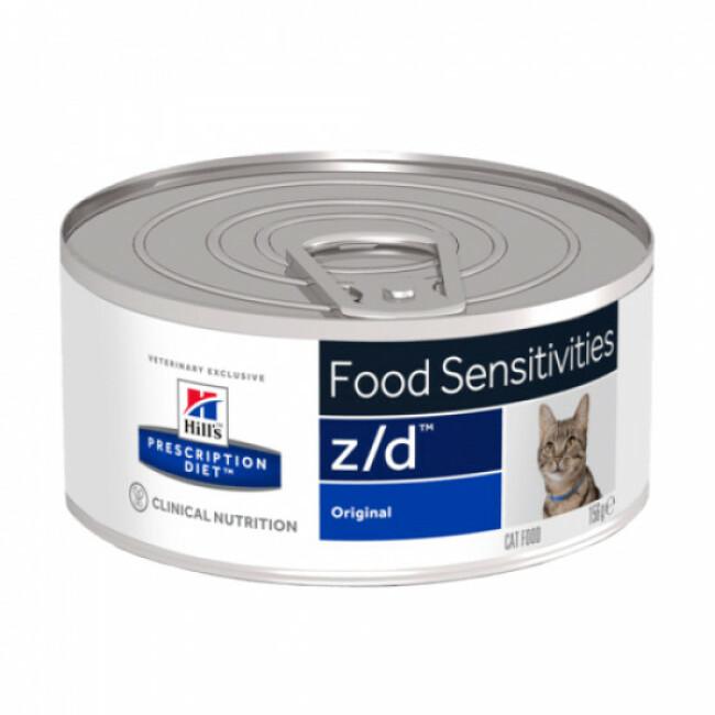 Boîtes pour chat Hill's Prescription Diet Feline Z/D Low Allergen 24 * 156 g