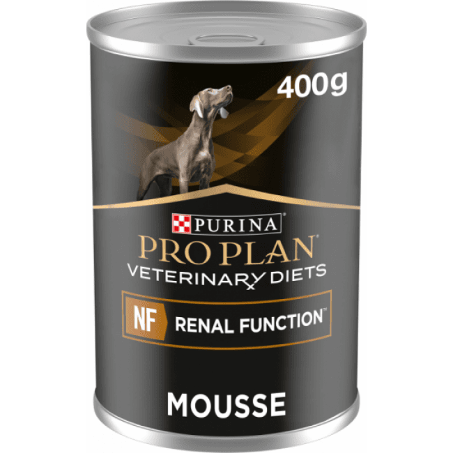 Boîtes Pro Plan Veterinary Diet NF Renal Function pour chiens 12 boîtes 400 g