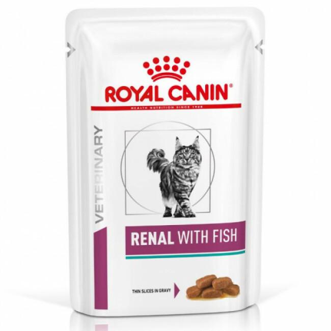 Bouchées Royal Canin Veterinary Diet Renal pour chats Bouchées en sauce