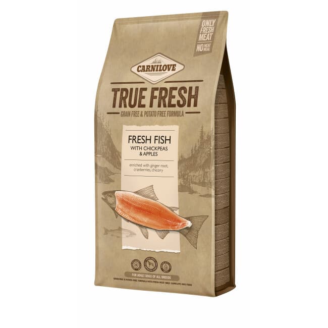 Croquettes Carnilove True Fresh au poisson frais pour chien adulte