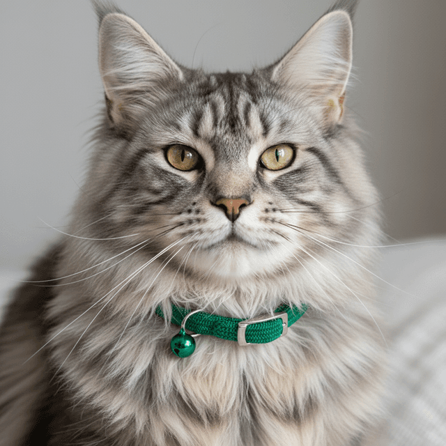 Collier nylon élastique pour chat