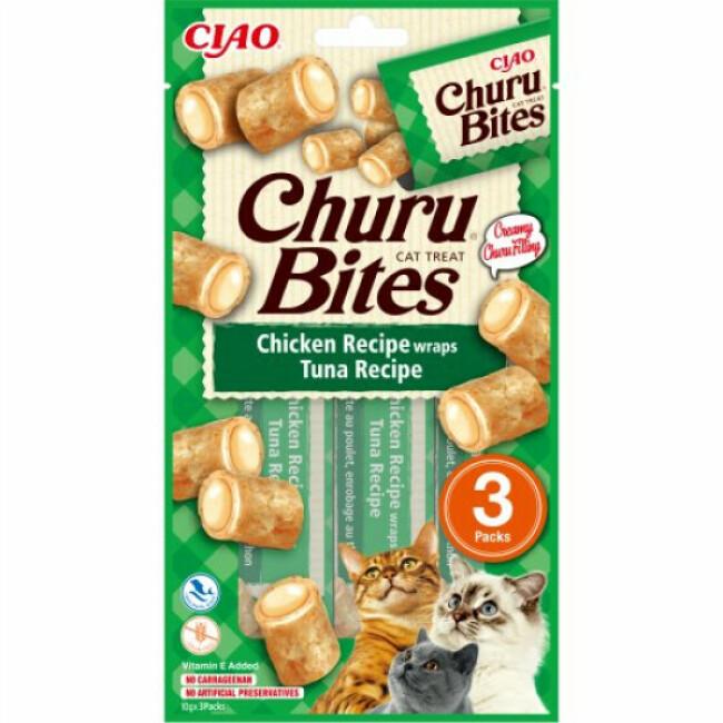 Churu Bites Inaba pour chat 3x10g