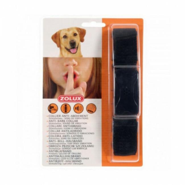 Collier anti-aboiement sons ou vibrations pour chien Zolux