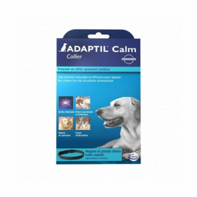 Collier anti-stress pour chien Adaptil 70 cm
