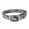 Collier camouflage bleu en Biothane pour chien 40 cm x 19 mm