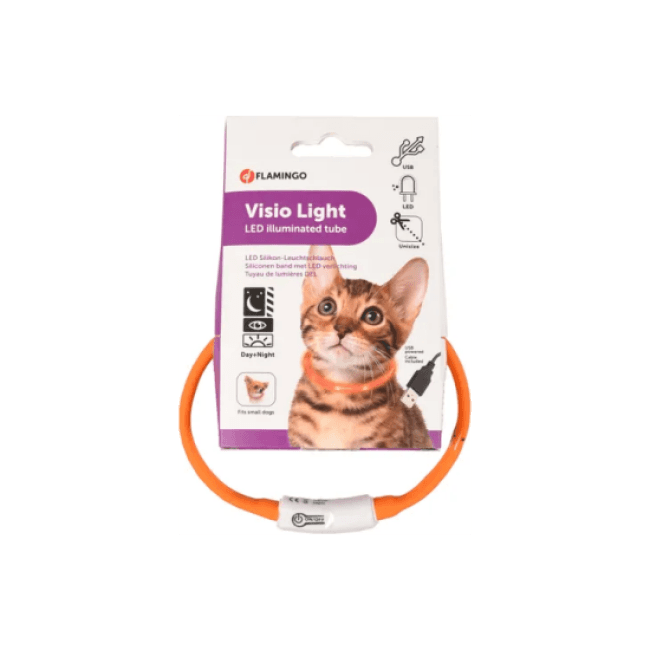 Collier lumineux pour chat Visio Light Led